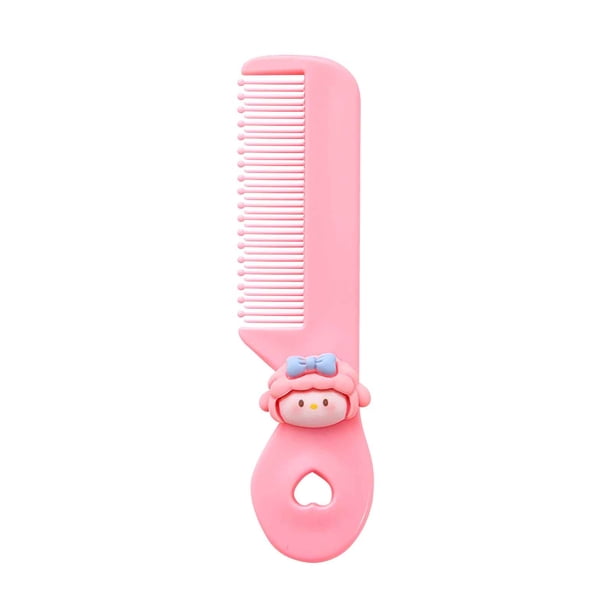 Herramientas de Peinado de Pelo Mini Peine Lindo de Color Dulce, Cerdas Suaves de 11,5 cm Fáciles de Llevar a Casa Cartera de Coche de Viaje Baño Dormitorio