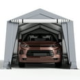 thumbnail image 6 of Costway 10.2' X 20.4' Heavy-Duty Carport Car Canopy Shelter Outdoor Portable Garage Door, 6 of 8
