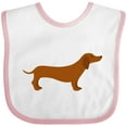 thumbnail image 3 of Inktastic Dachshund Boys or Girls Baby Bib, 3 of 4