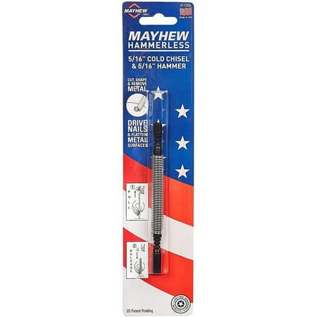 UPC: 0045256173559 | Mayhew 17355 Steel Hammerless 5/16 in. Cold Chisel & Hammer