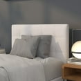 thumbnail image 2 of Flash Furniture Lennox Tufted Upholstered Twin Size Headboard in White Vinyl, 2 of 11