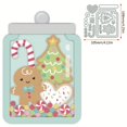 thumbnail image 5 of Troqueles de corte de metal con forma de piruleta y hombrecito de jengibre para caja de dulces de Navidad, para álbumes de recortes, plantillas hechas a mano, para hacer tarjetas, modelos y manualidad, 5 of 5