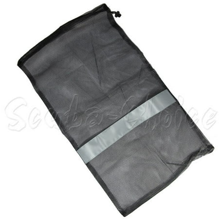 Scuba Choice Dive Drawstring Gray Mesh Bag for Wetsuit or Gear 31