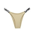 thumbnail image 4 of Womens Sexy High Cut G-String Thongs Lingeries Bottom Panties Female Underwear Apricot L YIWEI, 4 of 11