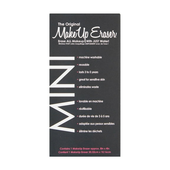 The Original MakeUp Eraser, Reusable Makeup Remover Cloth for Adults, Teens, and Tweens, Black