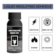 thumbnail image 5 of Sellador de tablero de lámpara impermeable líquido eléctrico de aislamiento de 50 ml (negro), 5 of 5