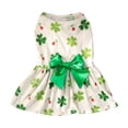thumbnail image 2 of St Patrick Day Pet Dress Dog Cat Holiday Outfit for Parties Celebrations and Photo Shoots S M L Sizes, 2 of 6