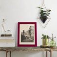 thumbnail image 5 of Vintage Views of Venice VIII - Framed Print w/glass - Cherry Red, 5 of 7