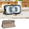 thumbnail image 4 of Case For IPhone 17 Pro Max/17 Pro/17 Air/17, PU Leather Shell With Card Insertion Wristlet Holder Cover, 4 of 5