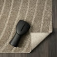 thumbnail image 4 of Luxe Weavers Modern Geometric Wave Taupe 8x10 Area Rug, Stain Resistant Carpet, 4 of 10