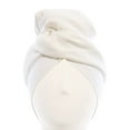thumbnail image 2 of Aquis Original Microfiber Hair Towel, White, 2 of 6
