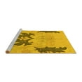 thumbnail image 2 of Ahgly Company Machine Washable Indoor Rectangle Abstract Yellow Modern Area Rugs, 8' x 12', 2 of 4