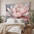 thumbnail image 3 of Pink Flowers Tapestry for Bedroom Wall Hanging Tapestry, Spring Country Pastoral Botanical Floral Ceiling Backdrop Tapestries Poster Blanket Wall Decor for Teens Room Living Room Dorm 39" x 59", 3 of 8