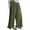 Army Green, variant on Wide Leg Corduroy Pants for Women Loose Flowy Ruffle Baggy Pants