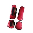 thumbnail image 2 of jinwen 4 Pieces Horse Tendon Boots Wraps for Cross Country Riding Sessions Training Red, 2 of 9