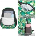thumbnail image 3 of 17 Inch Lightweight Backpack,PVC Waterproof Oxford Fabric, Ergonomically Designed, with Large Capacity, Camouflage Print, 3 of 4