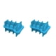 thumbnail image 2 of Bewildely Molde de hielo DIY Prop Gadget de cocina Verano Suavidad universal Multicolor Mano de obra fina Tamaño compacto Grid Maker Azul Azul 2Conjunto, 2 of 6