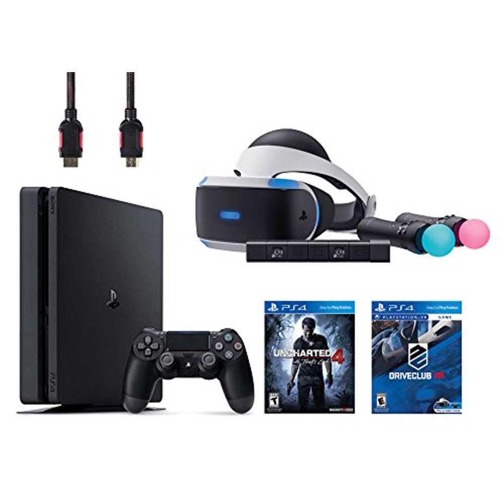 PlayStation VR Start Bundle 5 ItemsVR Headset,Move Controller