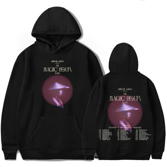 Jhene Aiko The Magic Hour Tour 2024 Hoodie Unisex Fashion Casual Long Sleeve Sweatshirt