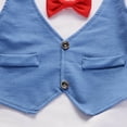 thumbnail image 4 of Futezty Toddler Boys Clothes Summer Outfit Sets, 2pcs Toddler Baby Boy Shorts Set Sleeveless Tank Tops + Checkerboard Shorts 6M 12M 18M 24M 3T Kids Casual Summer Clothes, 4 of 5