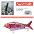 thumbnail image 5 of Señuelo de pesca robótico Wobbler eléctrico 4 segmentos Auto Swimbait USB (BL-2023), 5 of 5