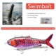 thumbnail image 4 of Señuelo de pesca robótico Wobbler eléctrico 4 segmentos Auto Swimbait USB (BL-2023) Hugtrwg Para estrenar, 4 of 6