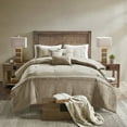 thumbnail image 3 of Boone 7 Piece Faux Suede Comforter Set, 3 of 5