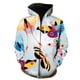 thumbnail image 1 of Sudadera con capucha y cremallera para hombre, con estampado 3D de mariposas y dibujos animados de otoño, estilo Harajuku, estilo hip hop, chándal, 1 of 6