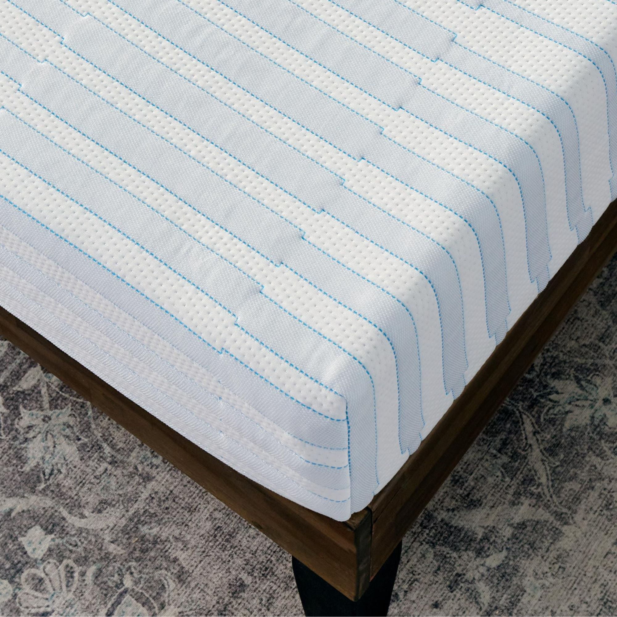 Bodipedic Essentials 8” King Tight Top Medium Plush Tri Layered Gel Memory Foam Mattress