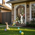 thumbnail image 6 of DAMAI Easter Bunny Eggs Door Cover Banners, 71x35 Inch Easter Bunny Door Cover Egg Seasonal Cover For Home Indoor Outdoor Holiday Decoration, 6 of 6