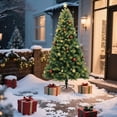 thumbnail image 2 of 7FT Artificial Christmas Tree with Remote Control Green Holiday Tree for Living Room Office Party Decoration, Premium Hinged Artificial Pine Holiday, 2 of 8