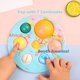 thumbnail image 3 of Creativo Push Bubble Geographic Pattern Toy Juguetes Educativos Autismo Necesidades Especiales Stress Reliever Silicona Descompresión Juguetes Para Niños Cateissary FN007957-01, 3 of 6