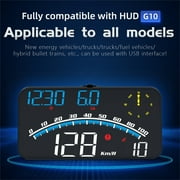 Majesun 5.5 Digital Speedometer with GPS Car HUD Display and Overspeed Alarm