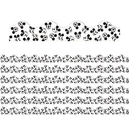 UPC: 0194629119066 | Eureka Mickey Mouse Throwback Tossed Mickeys Deco Trim  37 Feet Per Pack  6 Packs
