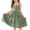 Z-Green136, variant on WhouRiu Big Girls' Dress Solid Sleeveless A Line Dresses with Straps Child Elegant Flowy Party Princess Dress Green,Size 10 Y
