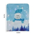thumbnail image 3 of Nkmbld Christmas Chair Covers for Living Room, LED Christmas Chair Covers Up Chair Back Cap Cover Dining Chair Back Cover Decor, Blue, 3 of 8