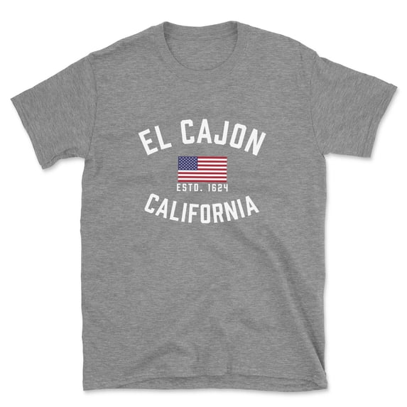 El Cajon California Patriot Men's Cotton T-Shirt