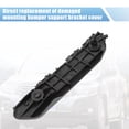 thumbnail image 6 of Unique Bargains Front Right Side Bumper Cover Bracket No.521450E030/5214548030 for Toyota Highlander 2008-2010, 6 of 6