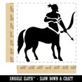 thumbnail image 2 of Centaur Mythical Creature Half Horse Man Saggitarius Square Rubber Stamp Stamping Scrapbooking Crafting - Medium 1.75in, 2 of 7
