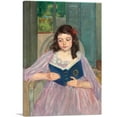 thumbnail image 1 of ARTCANVAS Francoise In a Round-Backed Chair Reading 1909 Canvas Art Print by Mary Cassatt - Size: 40" x 26" (0.75" Deep), 1 of 9