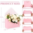 thumbnail image 2 of 4 Pcs Valentine Envelope Gift Box, 2026 New Valentine Envelope Boxes, Red Hand Folding Flower Storage Box for Valentines Day Wedding Engagement Birthday Graduation Party Decoration (Pink), 2 of 7