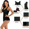 thumbnail image 5 of Women's Compression Camisole with Built in Removable Bra Pads Body Shaper Tank Top, 5 of 7