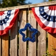 thumbnail image 6 of SLYNSHome 4th of July Patriotic Star Ornaments for Tree Hanging Glitter Tinsel Metallic Twist American Flag Stars Blue 250th Anniversary Independence Day Decor, 6 of 6