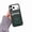 Darkgreen, variant on Dteck for iPhone 17 Pro Back Wallet Card Holder Kickstand Case, Ultra Slim PU Leather Flexible TPU Gel Rubber Soft Skin Silicone Protective Phone Cover, Darkgreen