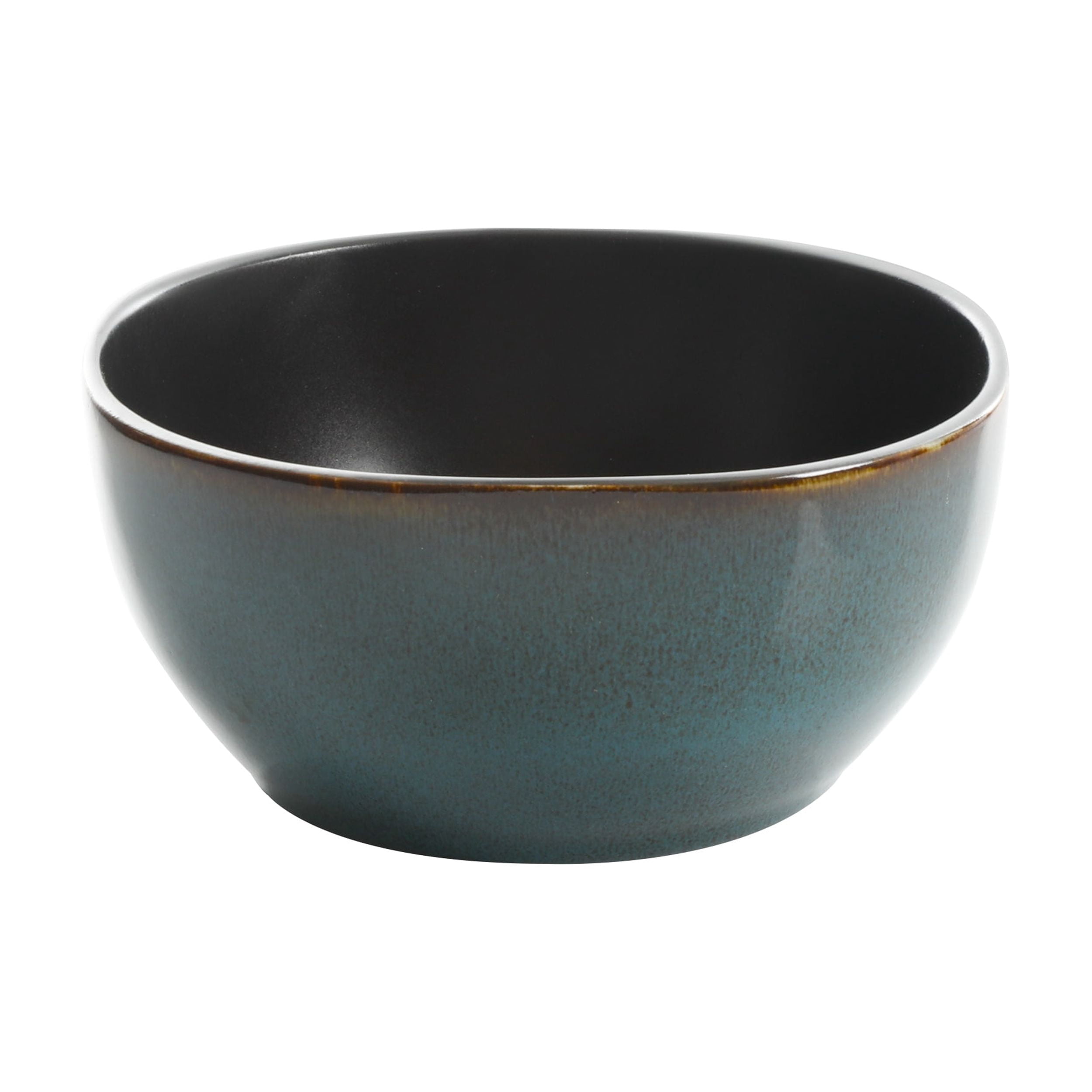 Gibson Home Soho Lounge Square Stoneware 16 Piece Dinnerware Set, Teal