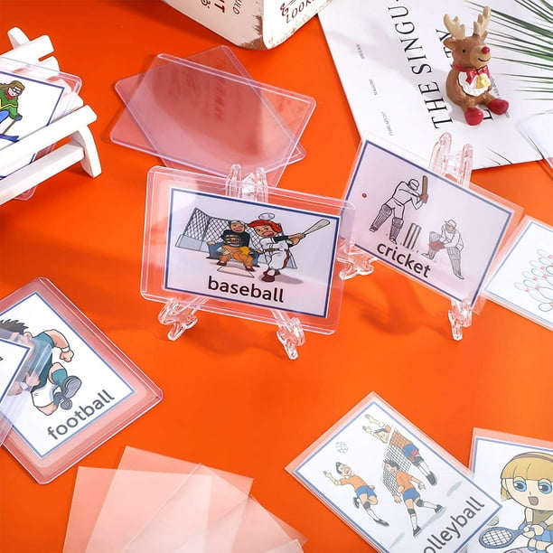 Pochettes rigides pour cartes avec pochettes souples transparentes