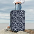 thumbnail image 7 of Rateoe Geometry Flower Printed Luggage Cover, Suitcase Protector Fits 18-32 Inch Luggage-Large, 7 of 7