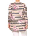 thumbnail image 4 of Plus Size Women's Long Sleeves Print Tunic Top, 4 of 4