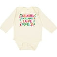 thumbnail image 3 of Inktastic Grandma Grandpa Love Me Girls Girls Long Sleeve Baby Bodysuit, 3 of 5