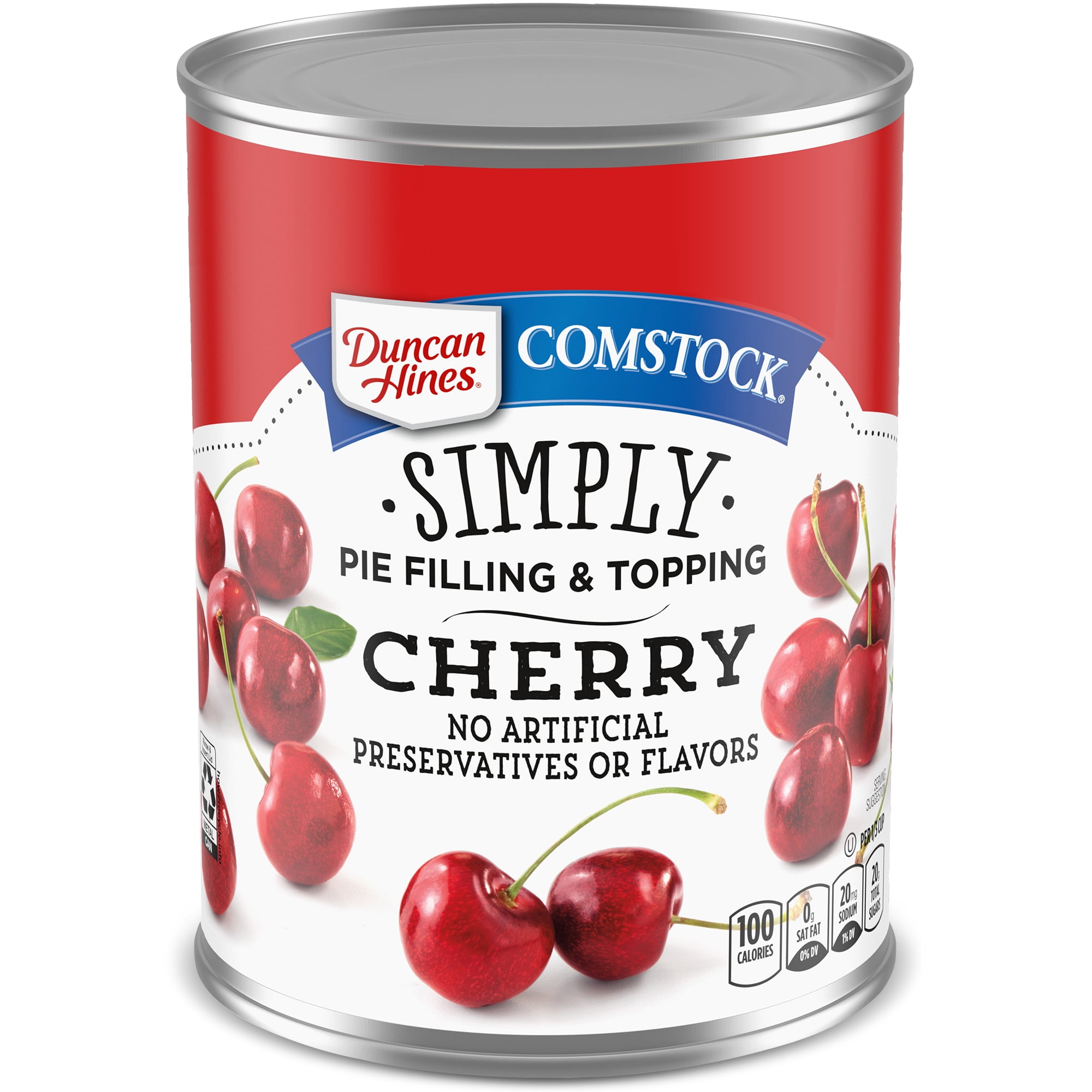 Duncan Hines Comstock Cherry Pie Filling and Topping, 21 oz